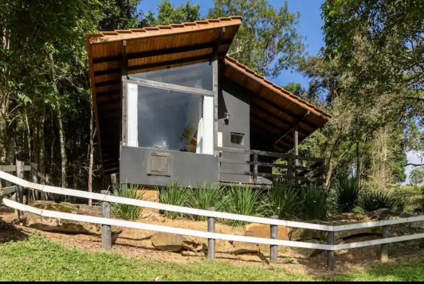 Cabana Sassafras Com Hidromassagem Alfredo Wagner Eksteriør bilde