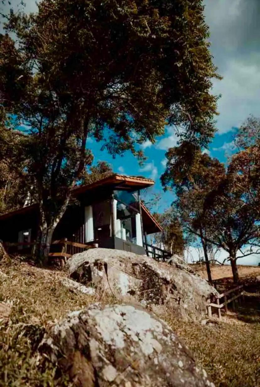 Cabana Sassafras Com Hidromassagem Alfredo Wagner Eksteriør bilde