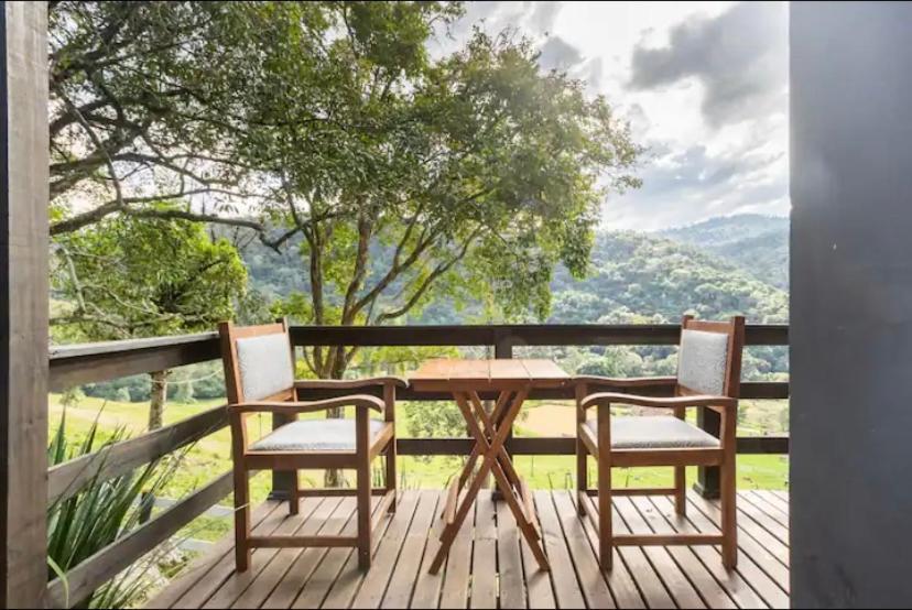 Cabana Sassafras Com Hidromassagem Alfredo Wagner Eksteriør bilde