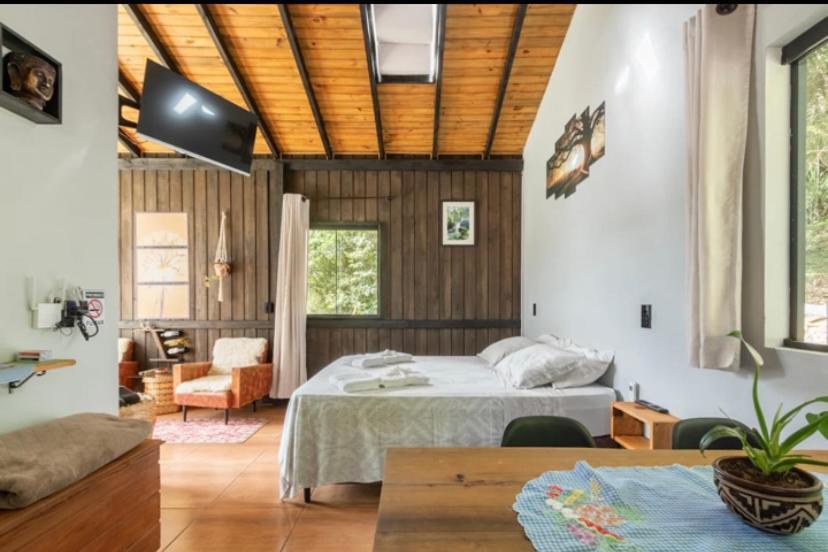 Cabana Sassafras Com Hidromassagem Alfredo Wagner Eksteriør bilde