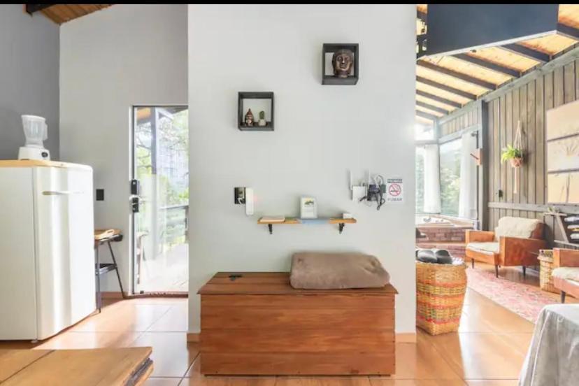 Cabana Sassafras Com Hidromassagem Alfredo Wagner Eksteriør bilde